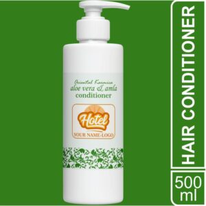 Hotel Logo Branded Hair Conditioner 500 ml with Dispenser Pump