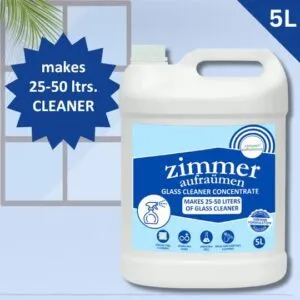 Glass Cleaner Concentrate 5 Liters (Makes 25 Liters Cleaner)